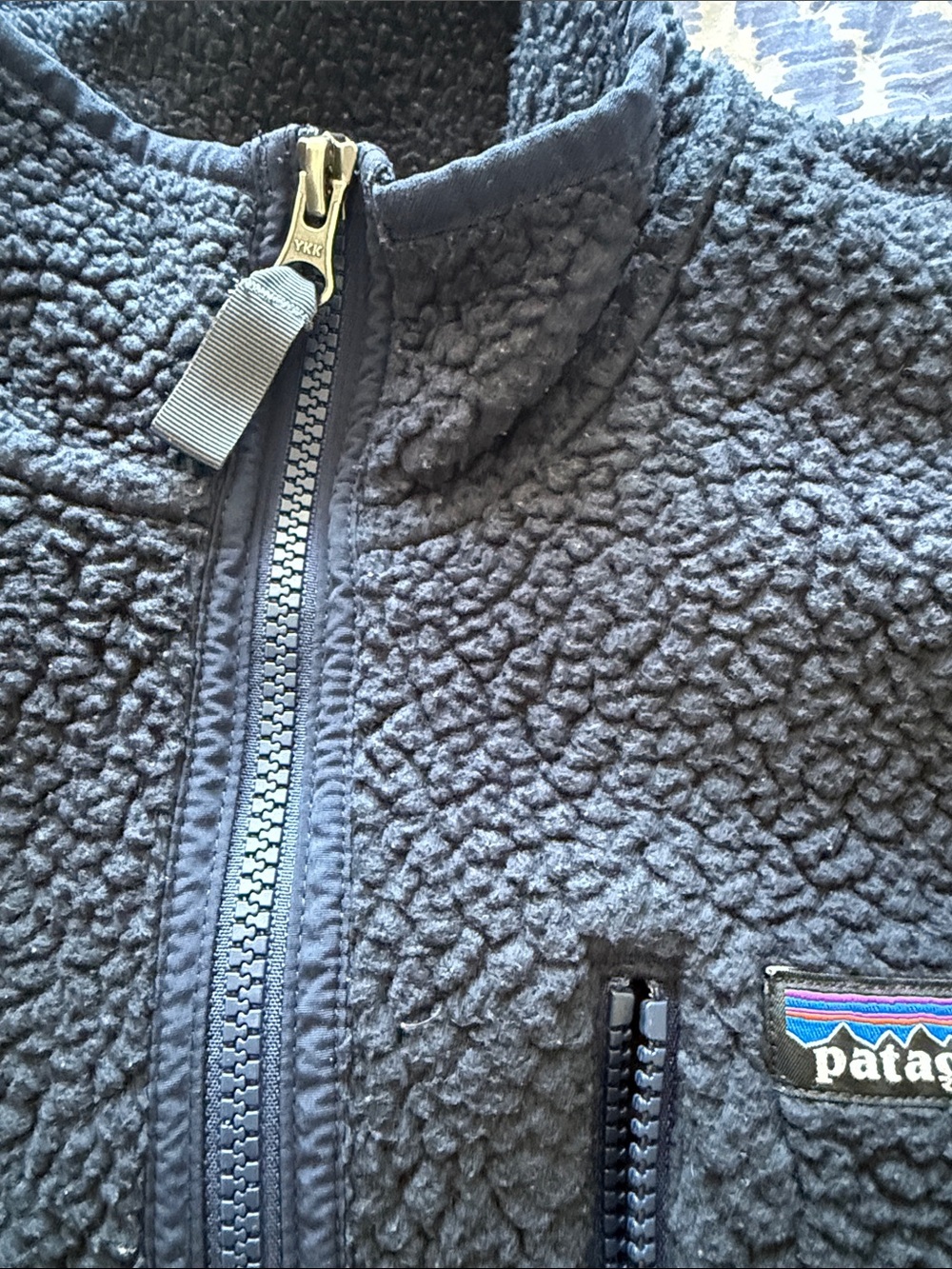 Patagonia Black Sherpa Quarter-Zip Fleece Pullover